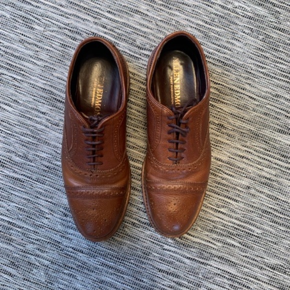 Allen Edmonds Men’s Strandmok Wingtip Cap Toe Oxford Dress Shoes, Size 5 main image 2